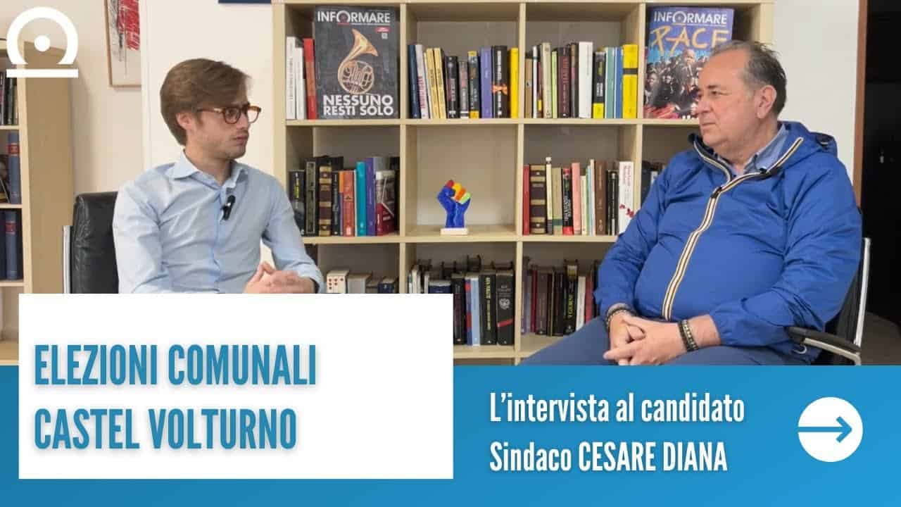 CASTEL VOLTURNO, elezioni comunali: l'intervista al candurlato Sindaco CESARE DIANA