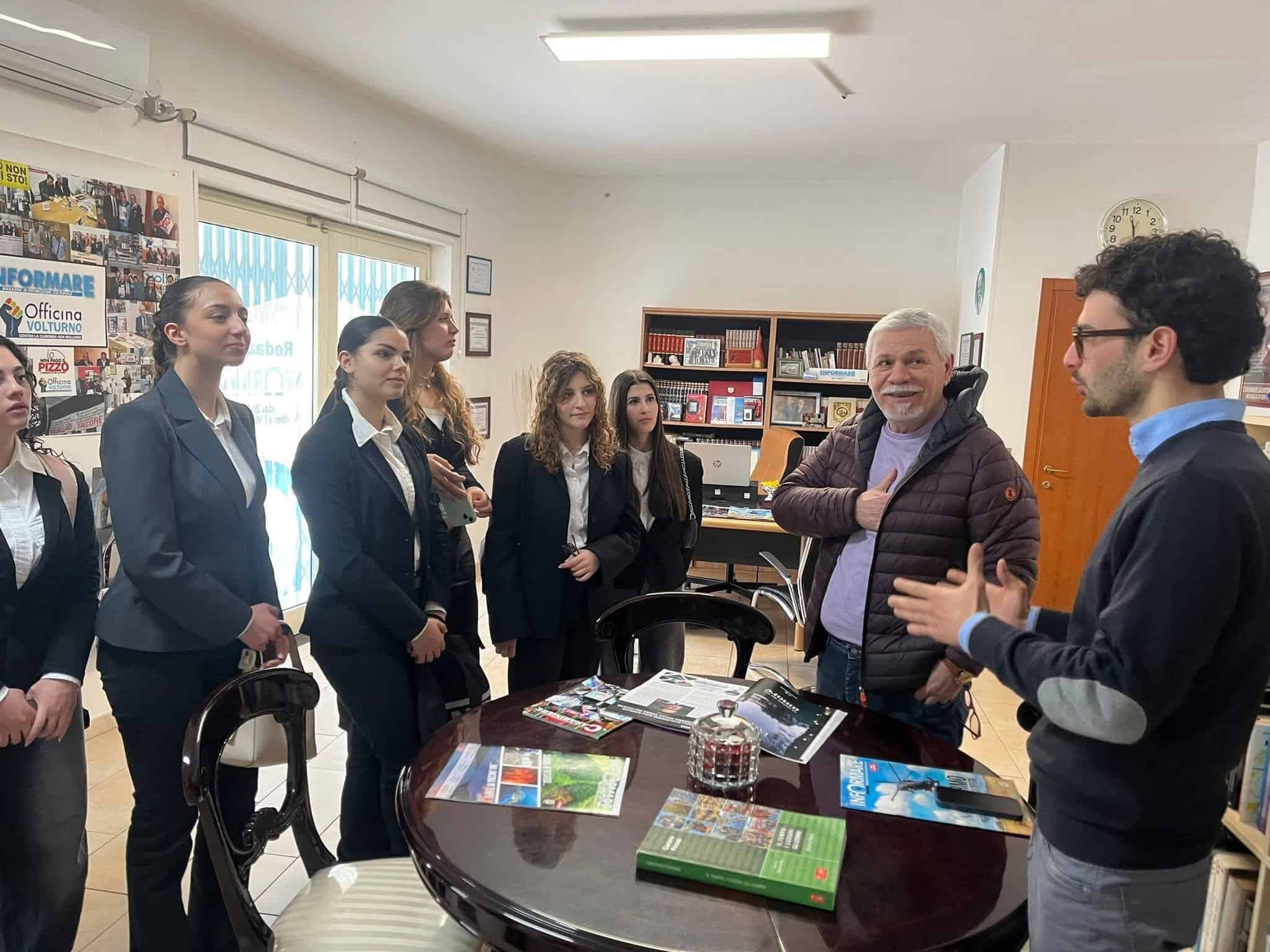 Gli studenti del Liceo Galilei di Piedimonte Matese a confronto con i giornalisti di Informare