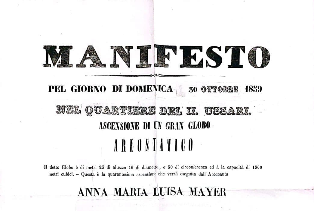 Una “Aeronauta” a Caserta: Anna Maria Luisa Mayer e l’ascensione del globo aerostatico sui cieli di Terra di Lavoro