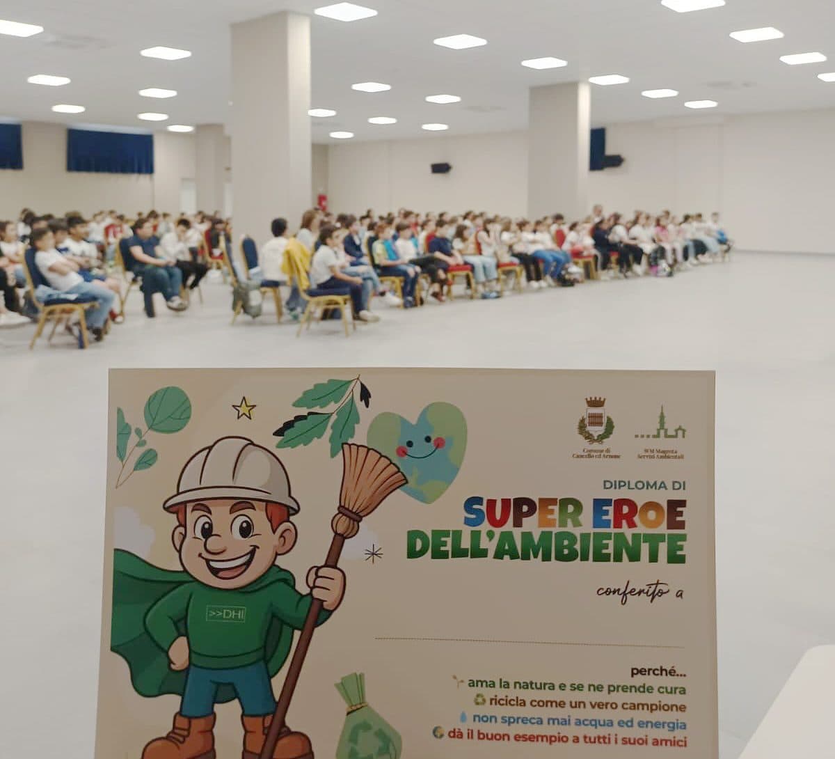 WM Magenta e i piccoli supereroi dell’ambiente: a scuola per un futuro più pulito