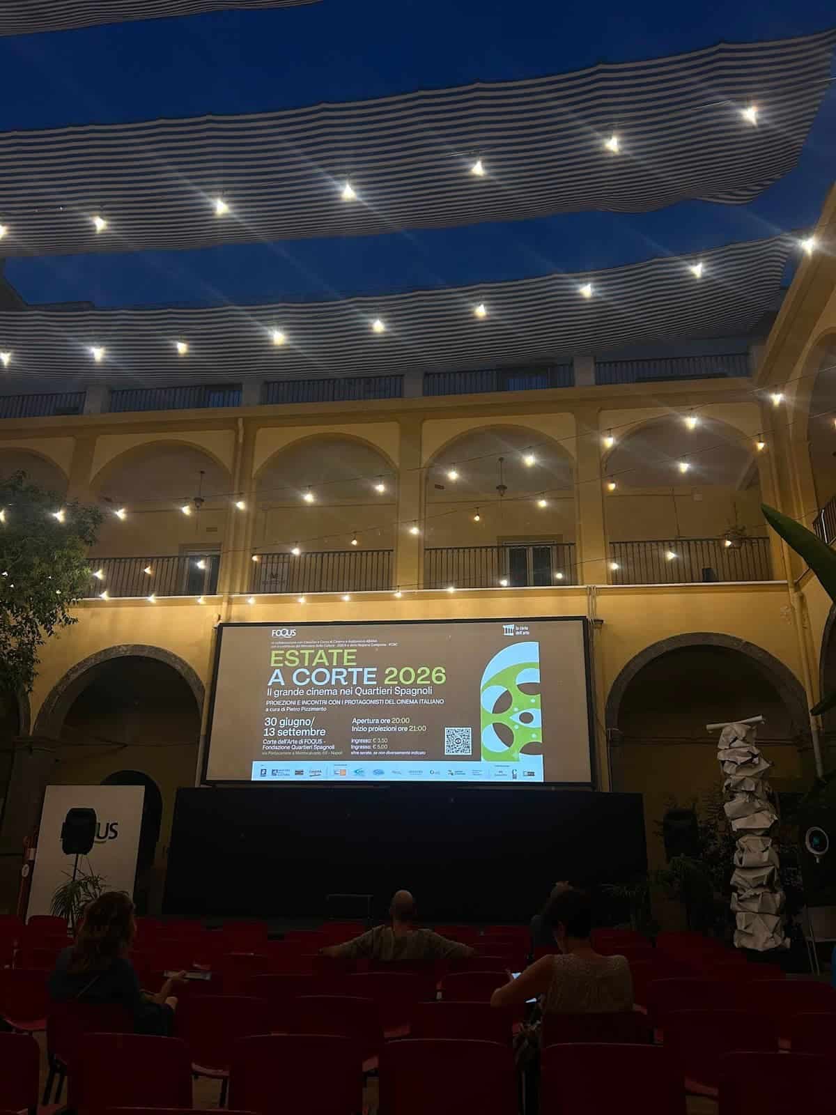 Estate di cultura ai Quartieri Spagnoli: il grande cinema sotto le stelle