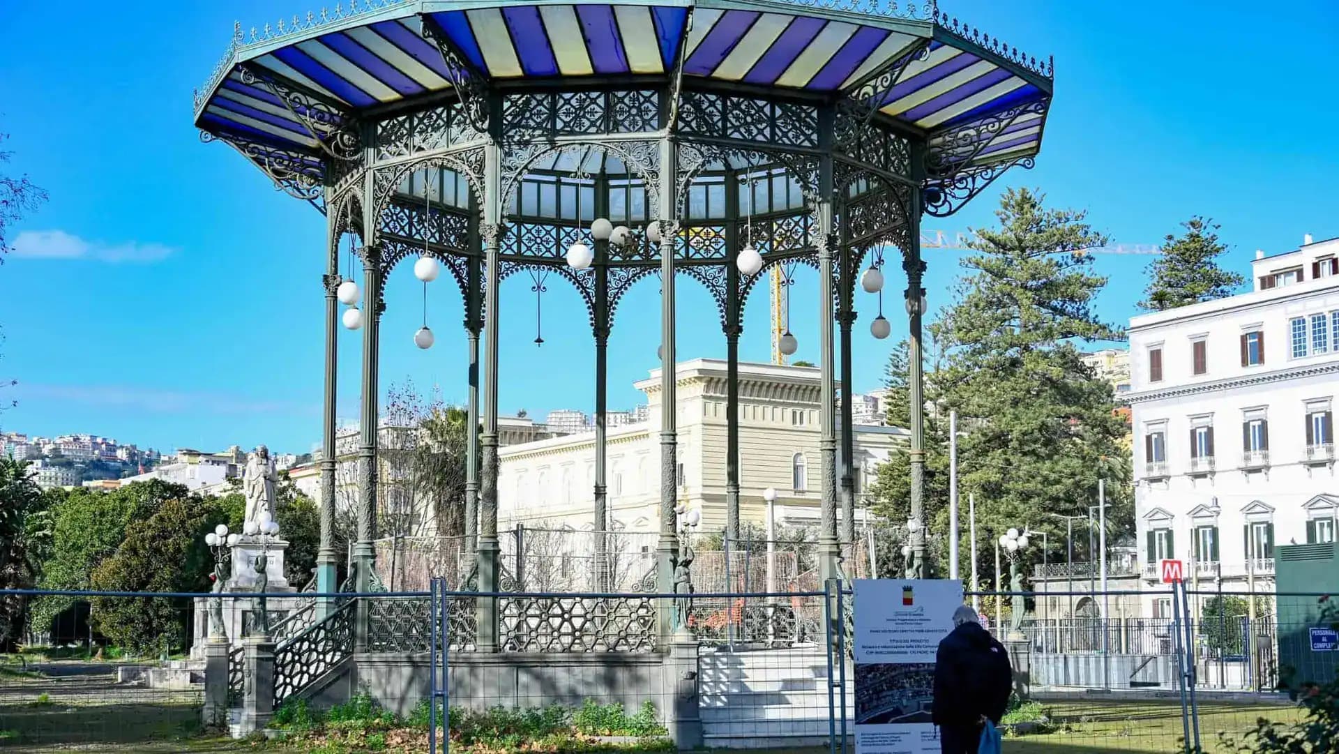 Villa Comunale di Napoli: riapre il primo lotto dopo la chiusura, ma i lavori continuano