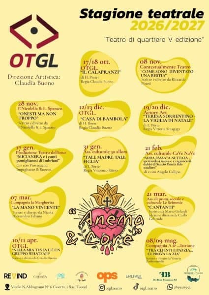 Nuova stagione OTGL Teatro: presentato il cartellone