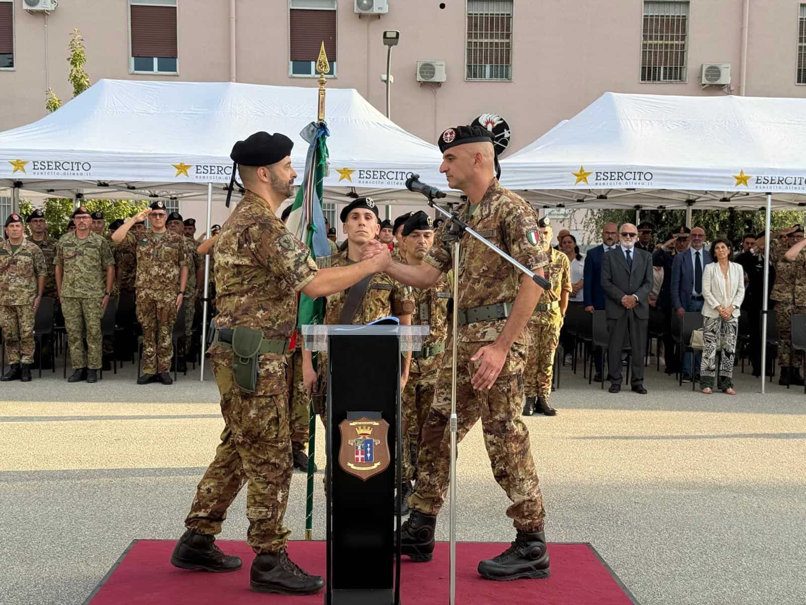 Cambio al vertice del 21° Reggimento Genio Guastatori: Emanuele Amicarella subentra al Colonnello Romano Ventura